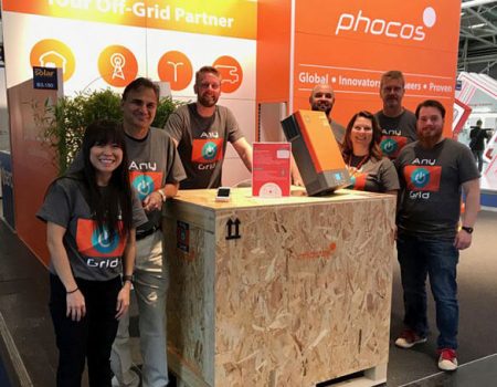 Phocos Team with PSW-H at Intersolar Europe