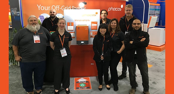 Phocos Team at Solar Power International 2019