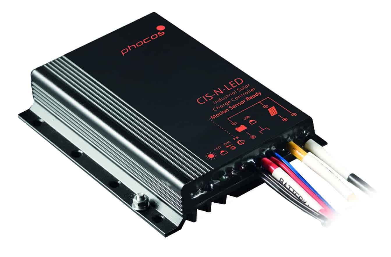 Phocos CXN10 Solar-Laderegler mit negativer Erdung und LCD 12/24V 10/10A 