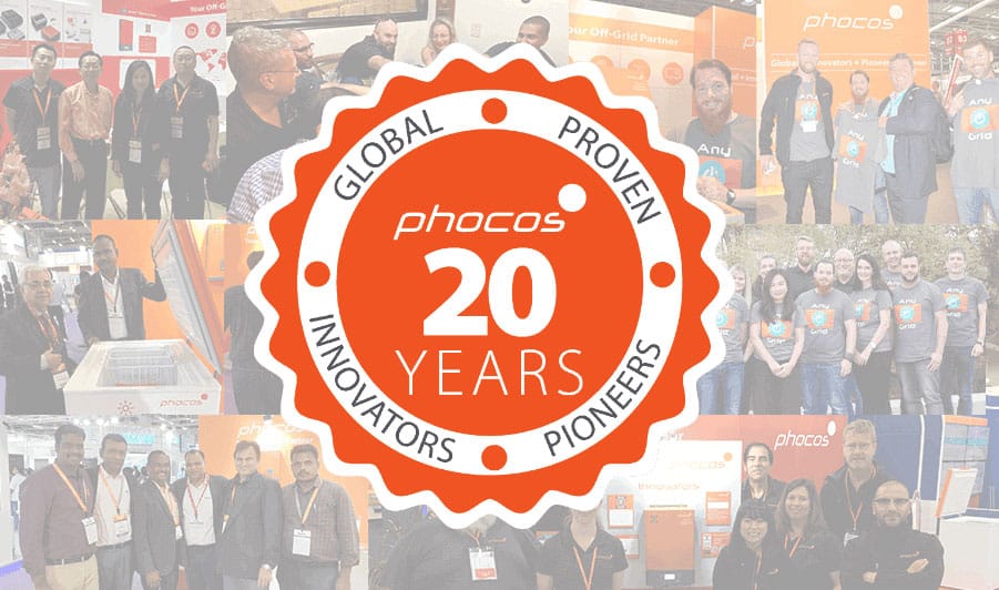 Phocos 20 Years Banner