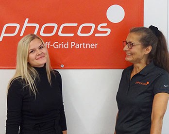 Staff with Phocos Logo Background
